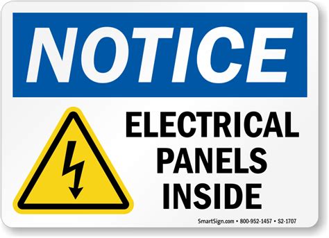 electric lighted box sign|electrical panel clearance sign.